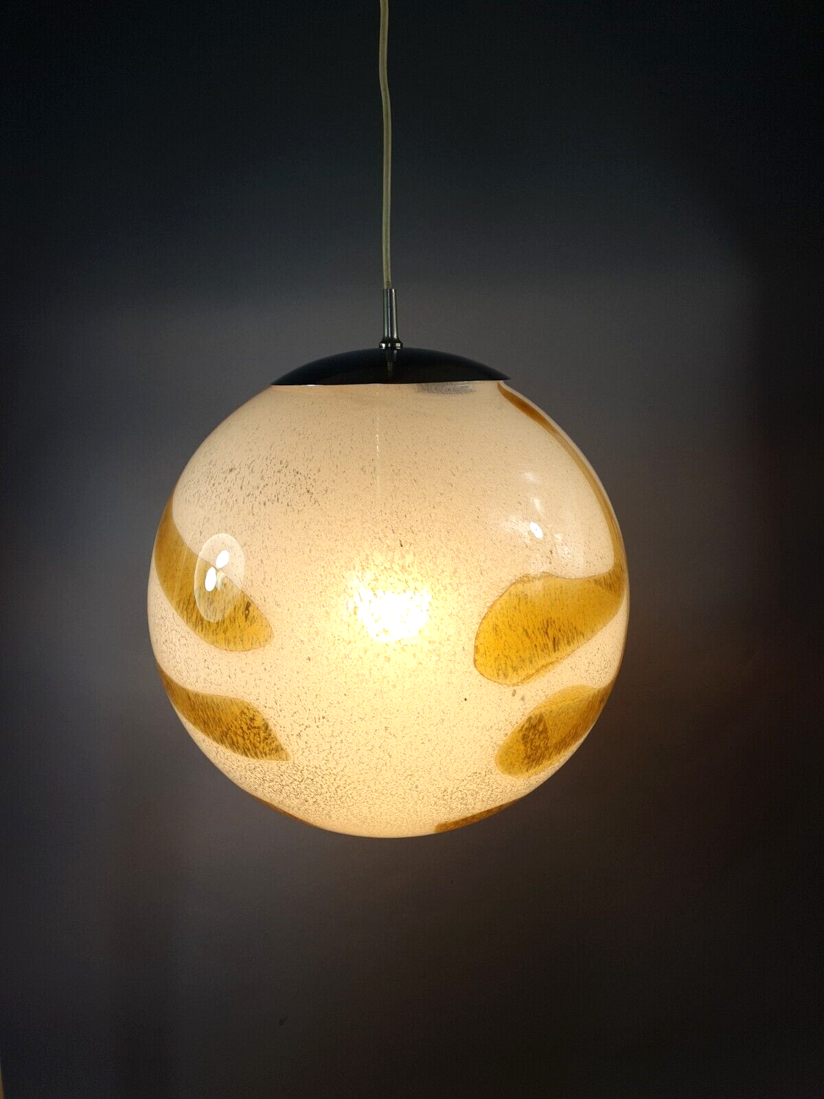 Suspension ball glass Murano/ Venice 43x65 cm D. state SB