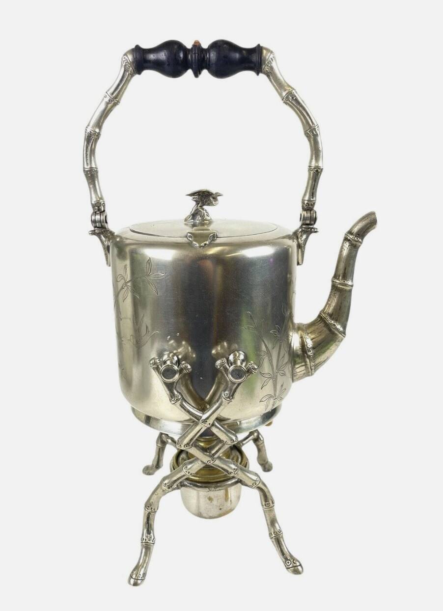 German silver plated samovar (Wurttembergische Metal waren Fabrik) - 53