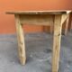 Large alsatian bistro coffee table in raw natural fir french bistro table 1930