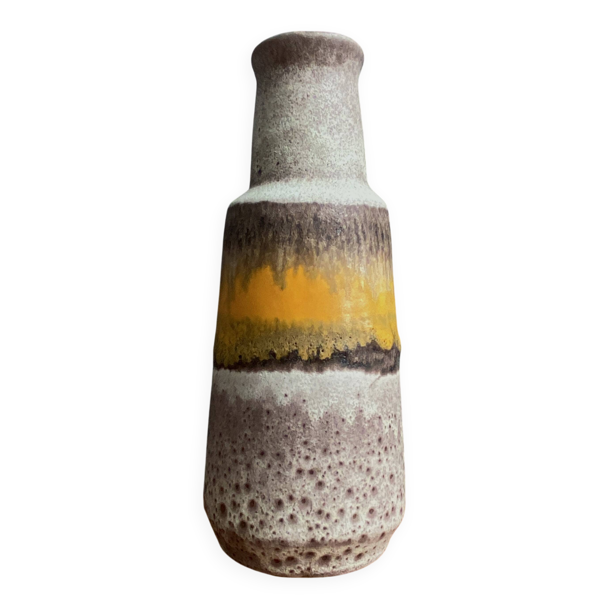 Oval U-keramik vase (uberlacker) model 14321, WGP 1960s