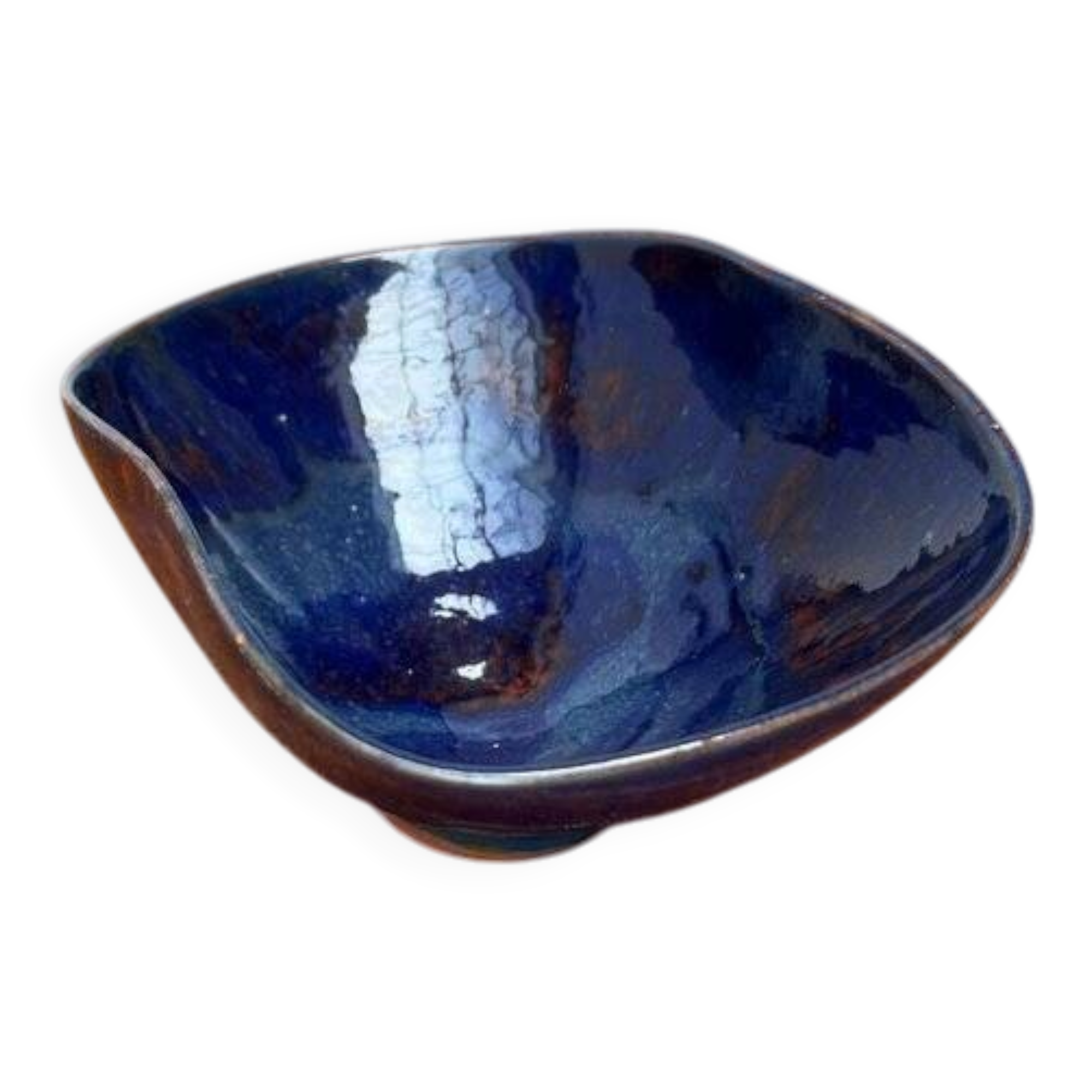 Mid-century German studio pottery bowl by Rainer Doss, 1960s.