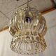Moulded glass suspension globe - mid 20th century