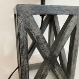 Paire de lampes en bois