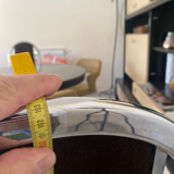 Quatre chaises chrome et velours ras marron design 70