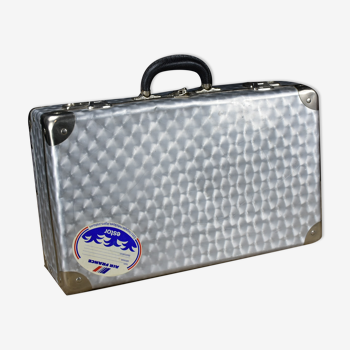 Travel aluminum suitcase