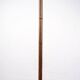Lampadaire - Teck - Abat-jour plissé - Design danois - Années 1960