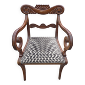 Fauteuil de style Régence en acajou