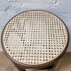 Tabouret de bar bois et cannage