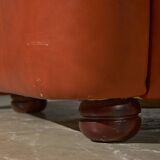 Fauteuil en cuir années 1970