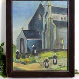 Huile sur toile signée