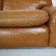 Cini Boeri Cognac Leather 2 Seater "Bengodi" Sofa For Arflex, 1970 Italy