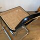 Chaise Cesca Breuer noire cannage et chrome