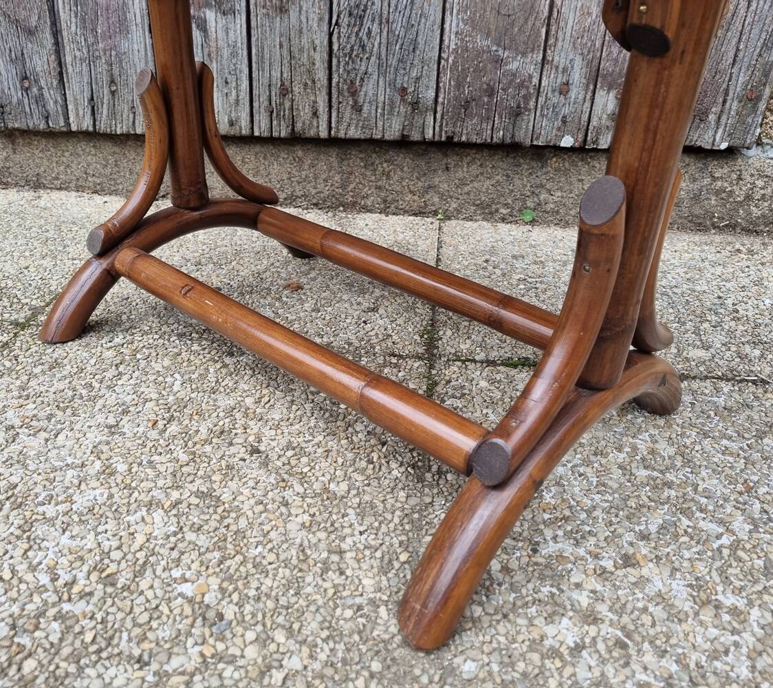 Small side table, bamboo, vintage, 60s