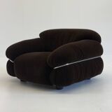 Sesann Lounge Armchairs by Gianfranco Frattini for Cassina