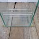 étagère en verre design range CD