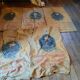 Set of 5 bags in burlap potash from Alsace