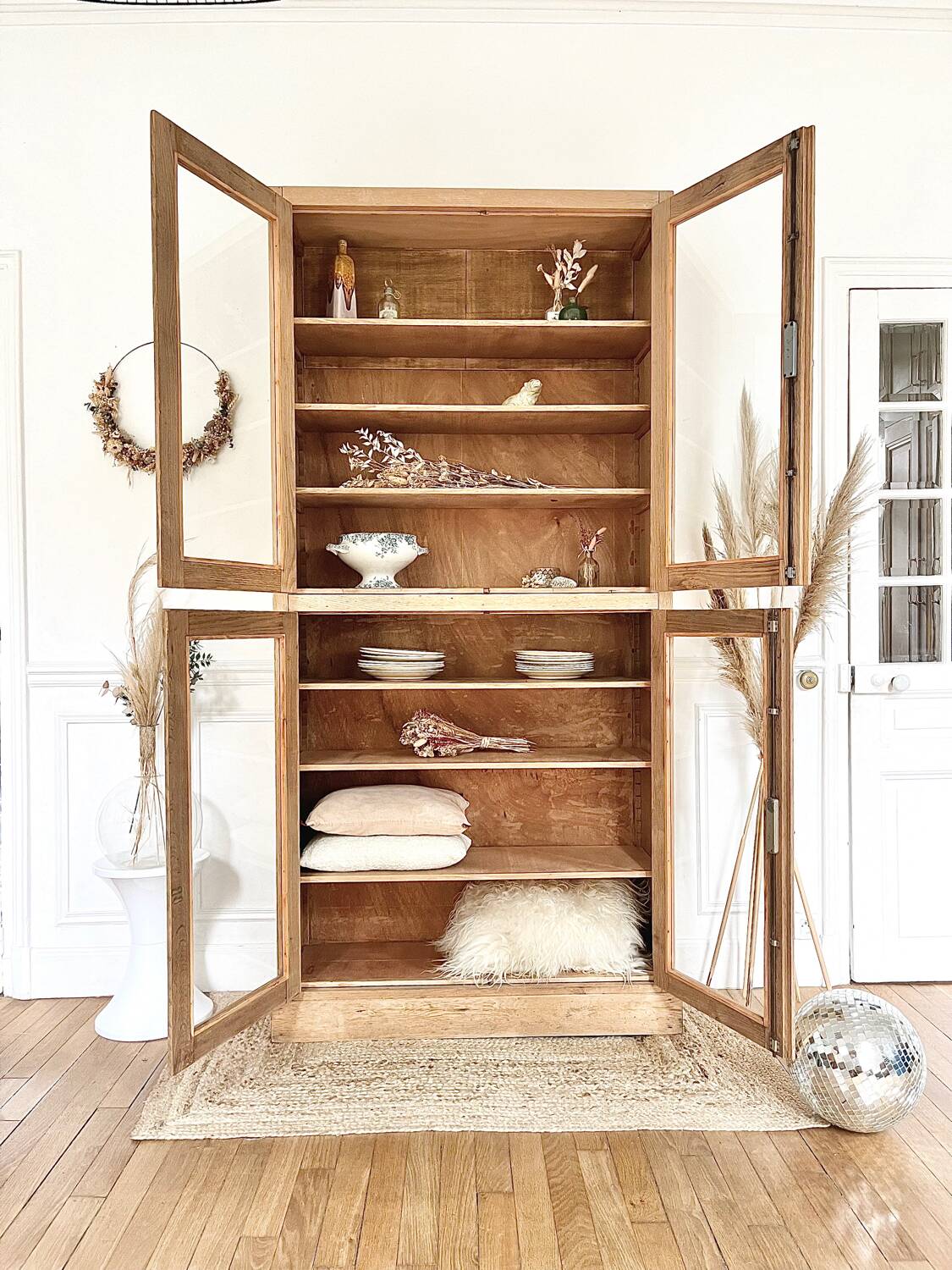 Vintage glass cabinet