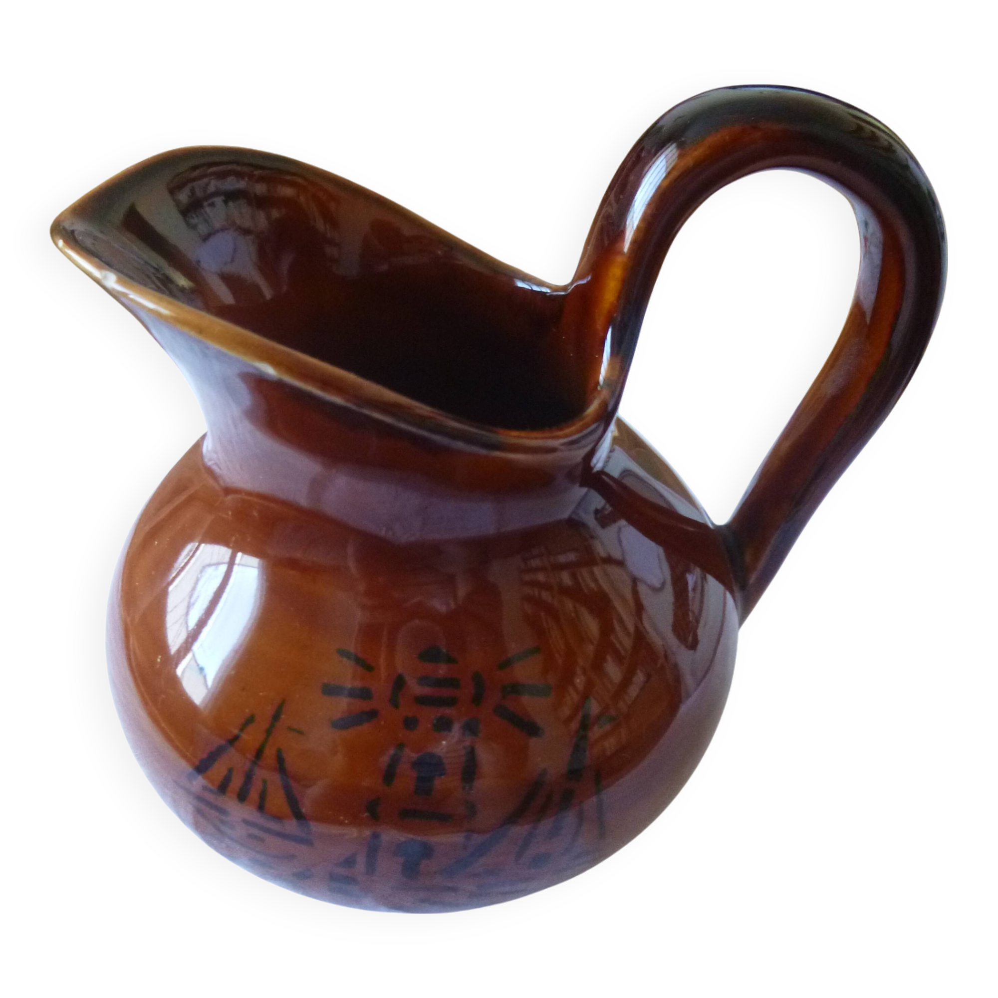 Saint Clément milk jug or small pitcher with marine decor