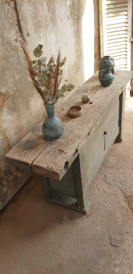 Old carpenter's workbench