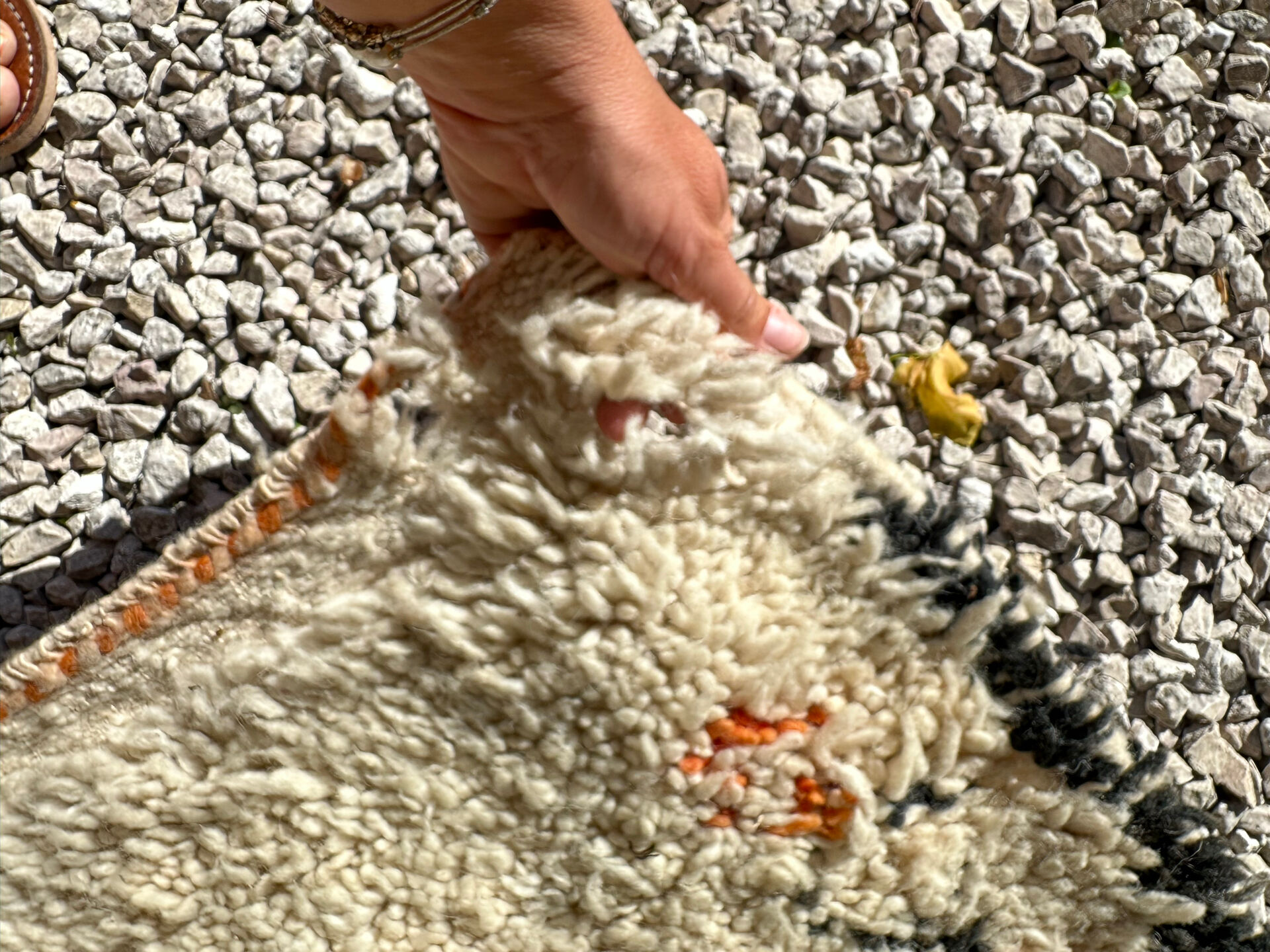 Authentique Tapis berbère Béni Ouarain