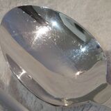 silver plated stew spoon and fork, Christofle Atlantide