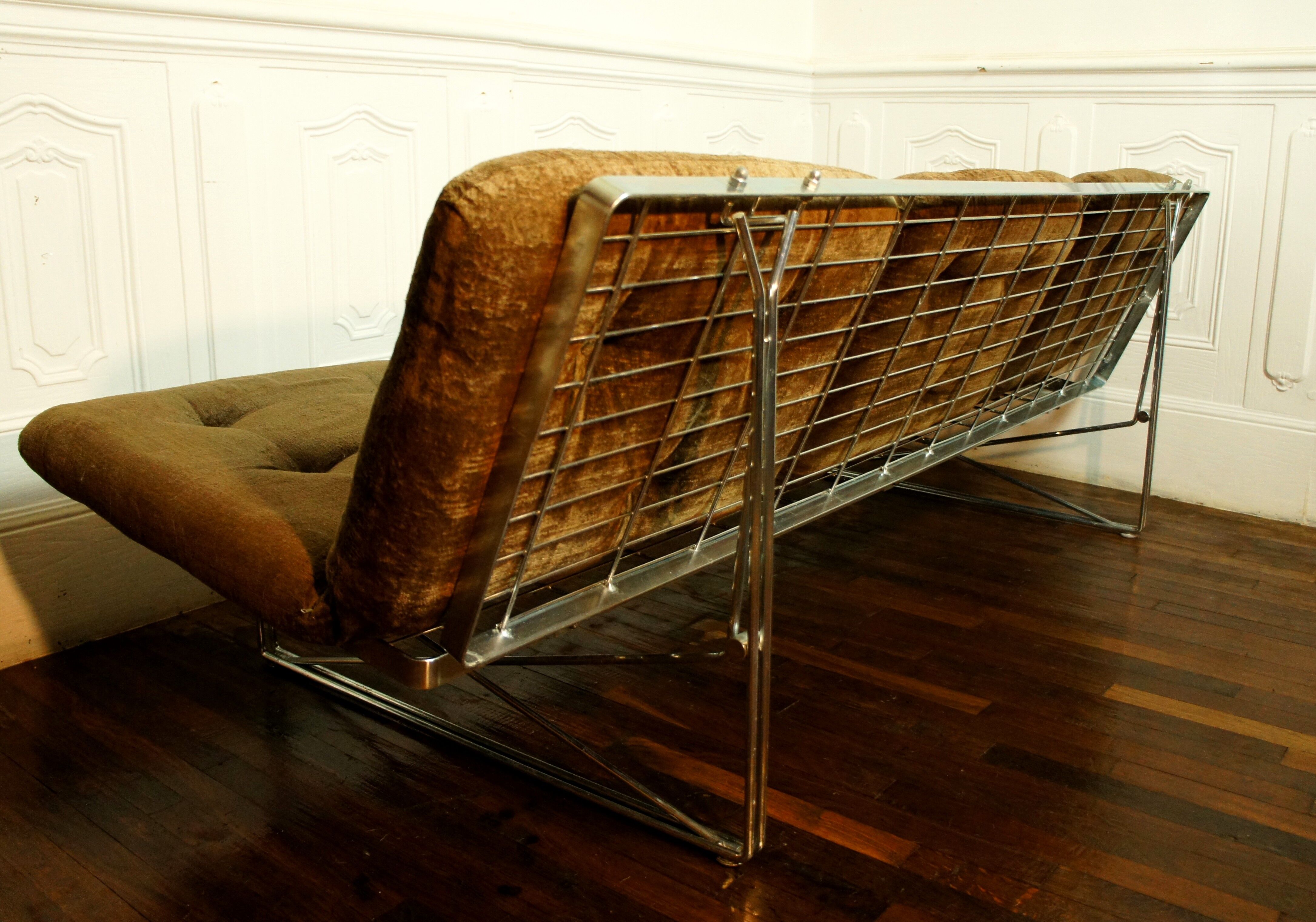 Canapé velours Moment par Niels Gammelgaard pour Ikea 1982