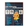 Affiche cinéma "Les Tontons Flingueurs" Lino Ventura, Bernard Blier 60x80cm