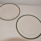 Service of 8 plates Digoin Sarreguemines