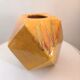 Ceramic vase shape geometric design 70s