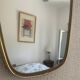 Vintage mirror 1960 asymmetrical mirror - 46 x 24 cm