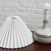 Vintage ceramic table lamp by Axella Stentoj, Denmark, 1960s