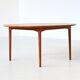France & Son round dining table in teak Cado Denmark 1960