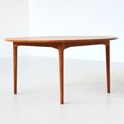 France & Son round dining table in teak Cado Denmark 1960