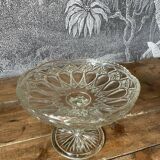 Compotier en verre moulé