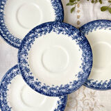 Set of 4 Italian porcelain coffee cups