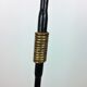 Vintage black metal lamp 1950
