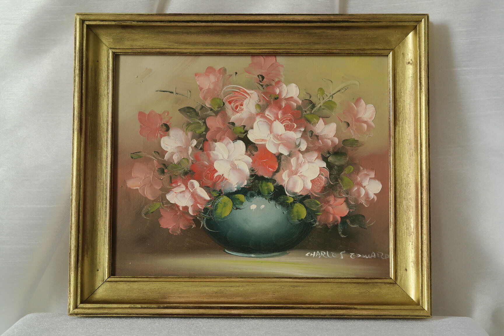 Painting bouquet of flowers charles Edouard