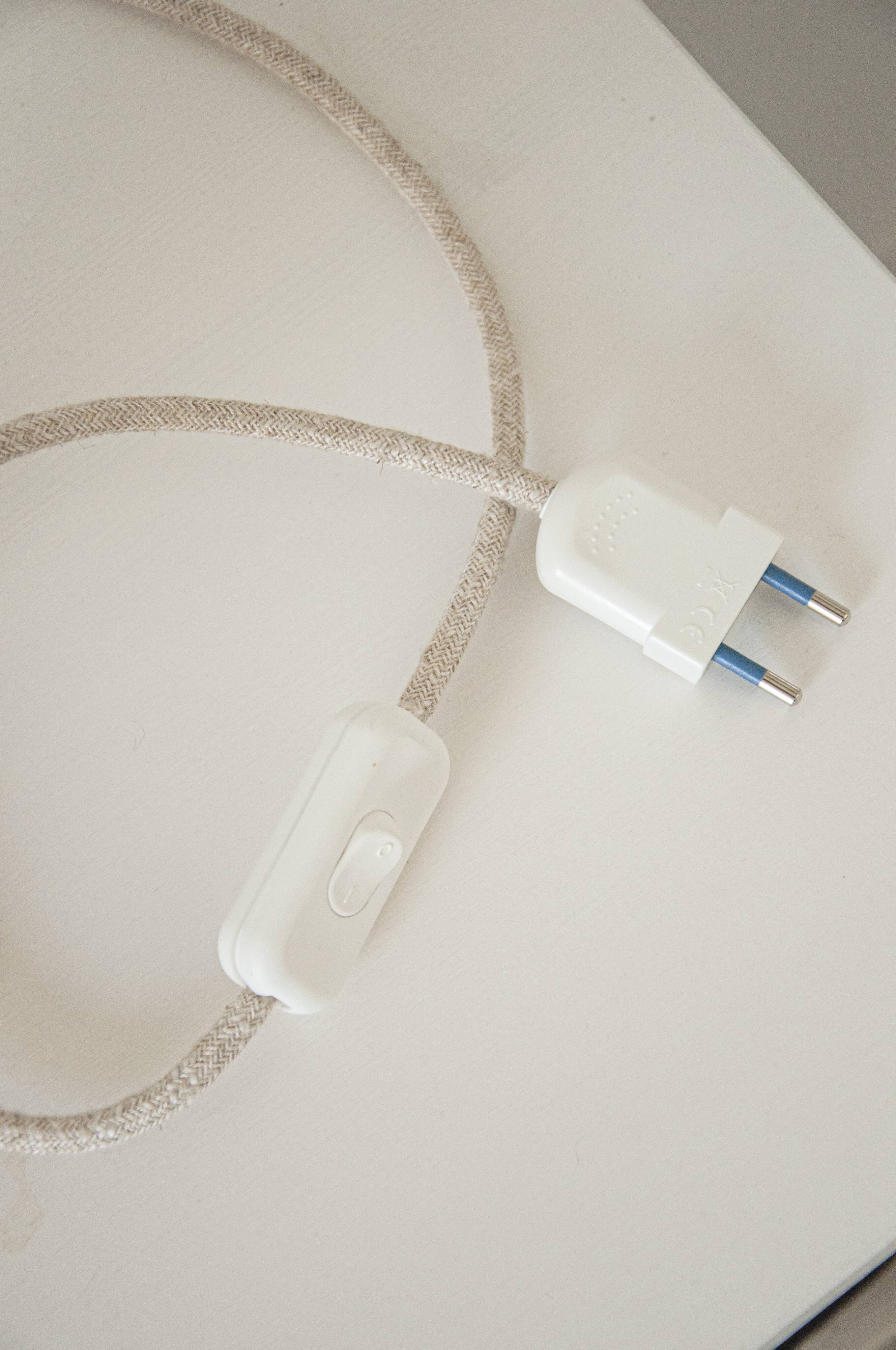 Vintage globe table lamp