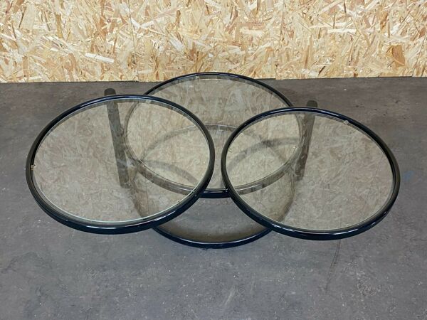 Table basse table d’appoint en métal années 60-70