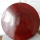 Japanese tray in red lacquered wood