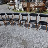 6 Scandinavian chairs from the 60s