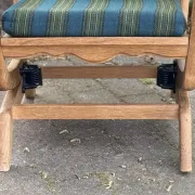 Danish Rocking Chair in Oak from the 1960s, Henry Kjaernulf Style, Mid-Century Modern