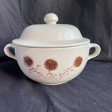 Sarreguemines thistle soup tureen