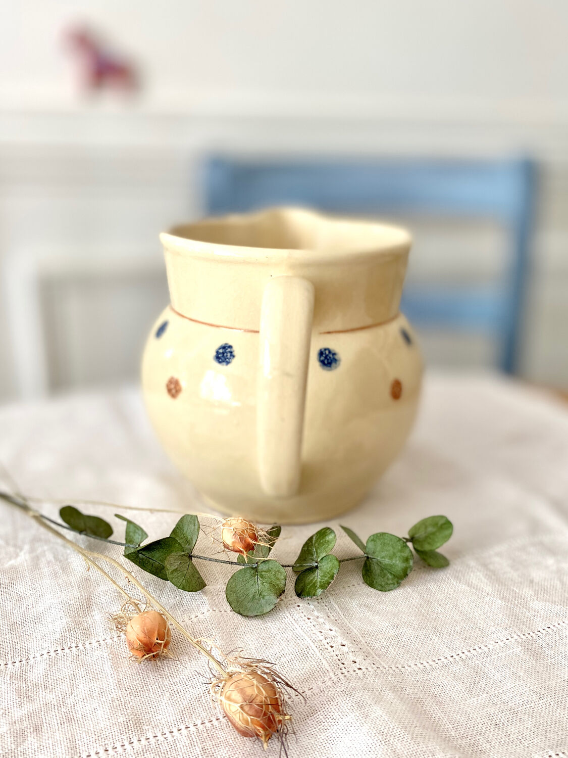 Set of 2 pitchers Sarreguemines