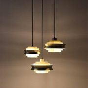 Granhaga / Carl Thore “Trava” pendant lamp 25 cm / brass / gold / aluminum / mid-century modern design / 1970s