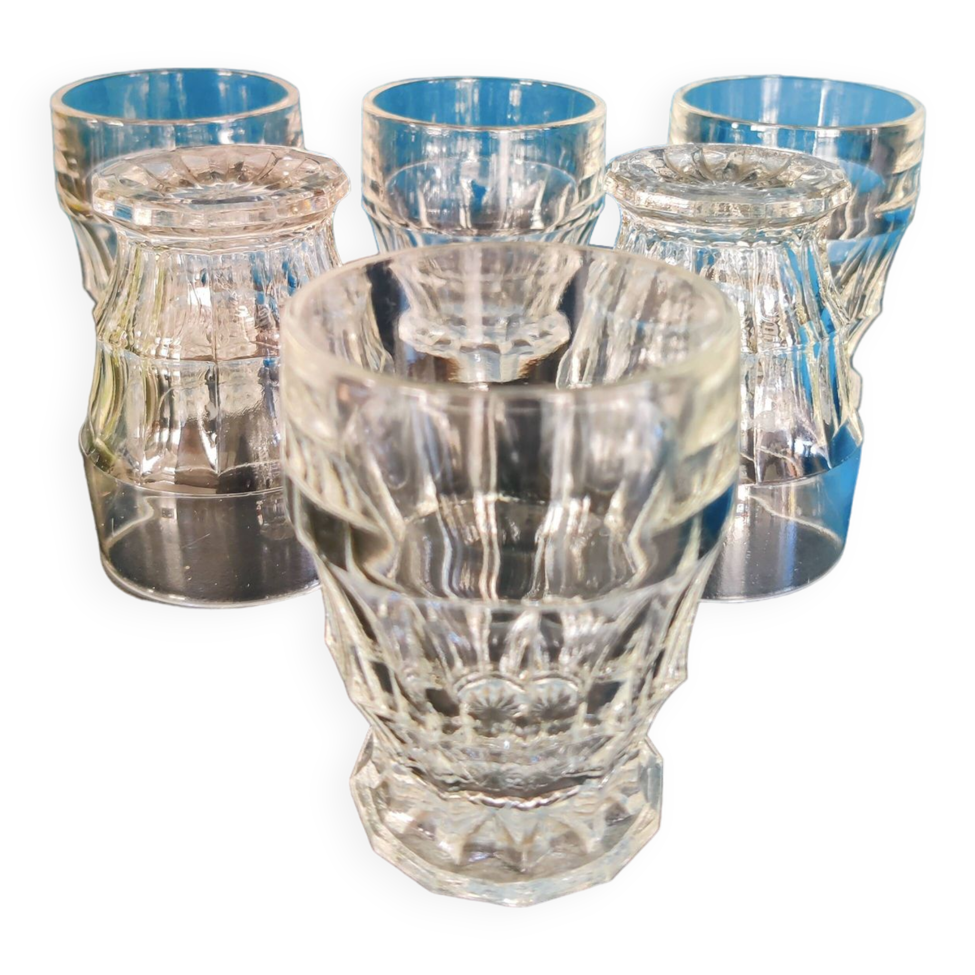 Vintage aperitif glasses