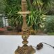 Pair of 19th century bronze lamps ibex decorations