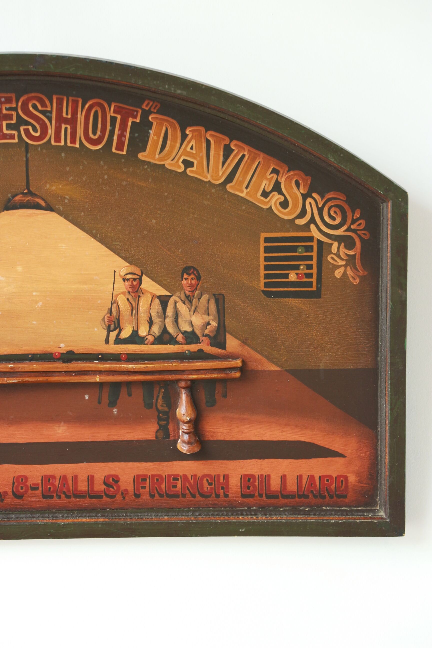 Tableau Country Corner "Fried Sureshot Davies" - Bar Billiard