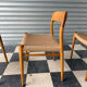 Set of 4 Møller 75 chairs in oak