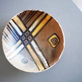 Modern ceramic bowl by Alexandre Kostanda, 1960s